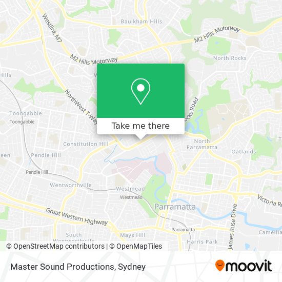 Master Sound Productions map