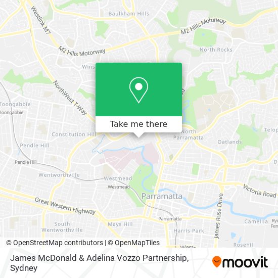 James McDonald & Adelina Vozzo Partnership map