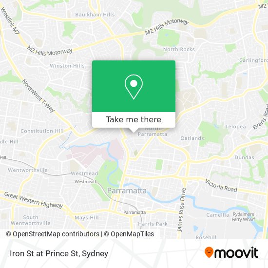 Iron St at Prince St map