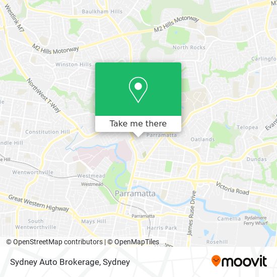 Sydney Auto Brokerage map