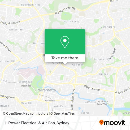 U Power Electrical & Air Con map