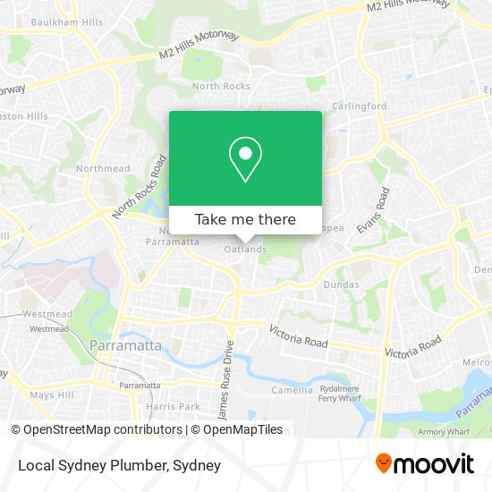 Mapa Local Sydney Plumber