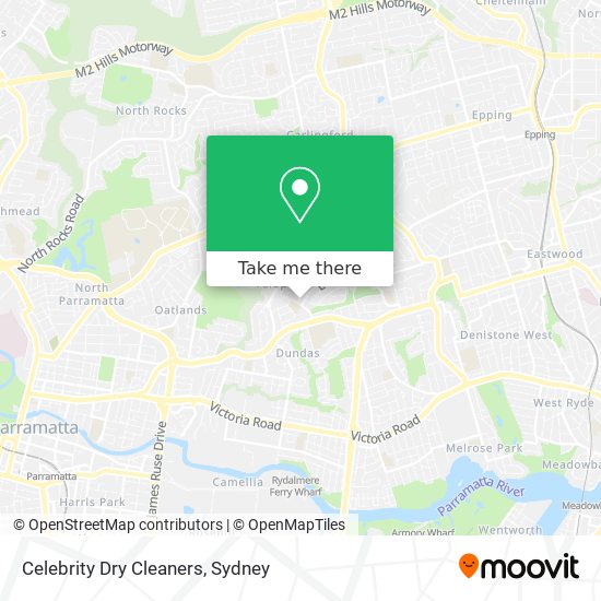 Celebrity Dry Cleaners map