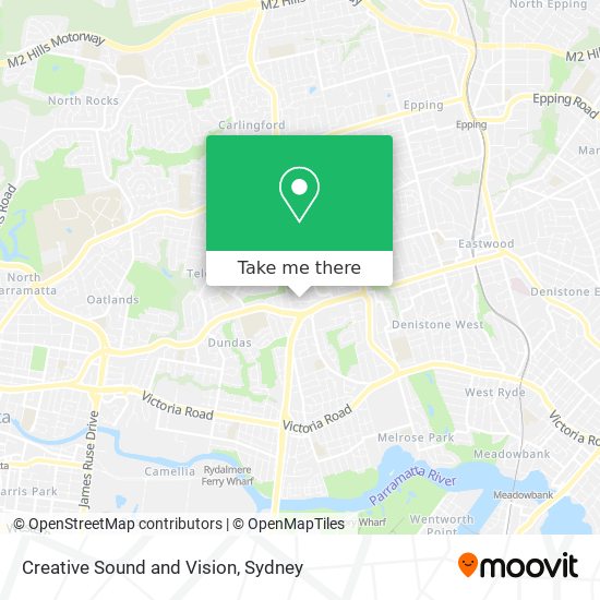 Creative Sound and Vision map