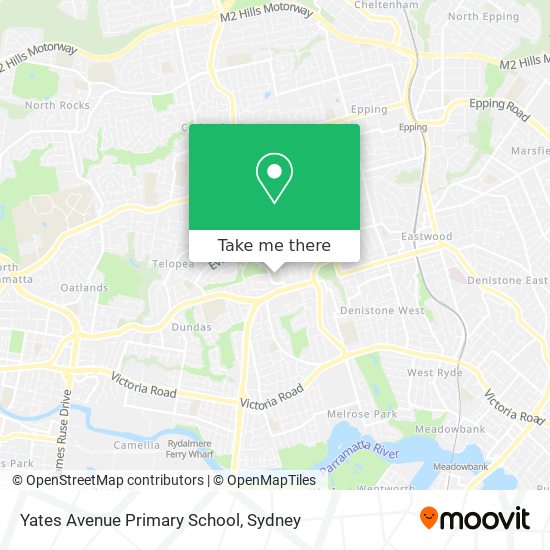 Yates Avenue Primary School map