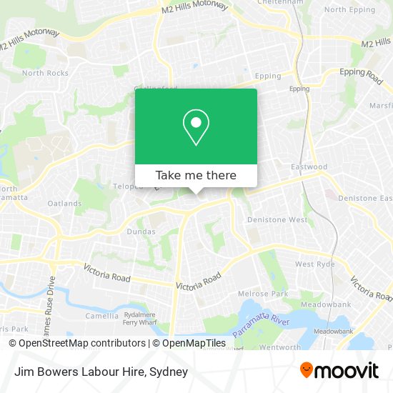 Jim Bowers Labour Hire map