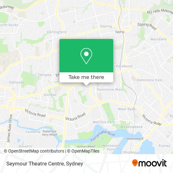 Mapa Seymour Theatre Centre