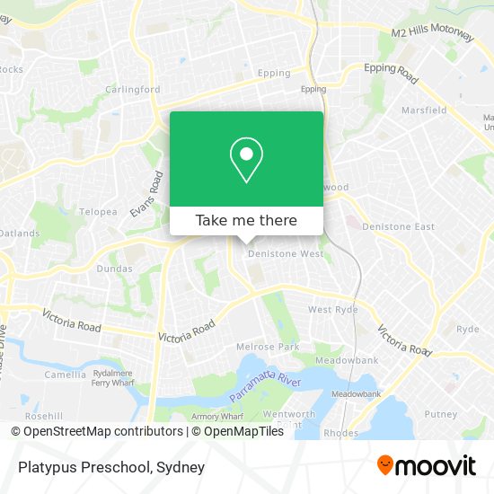 Mapa Platypus Preschool