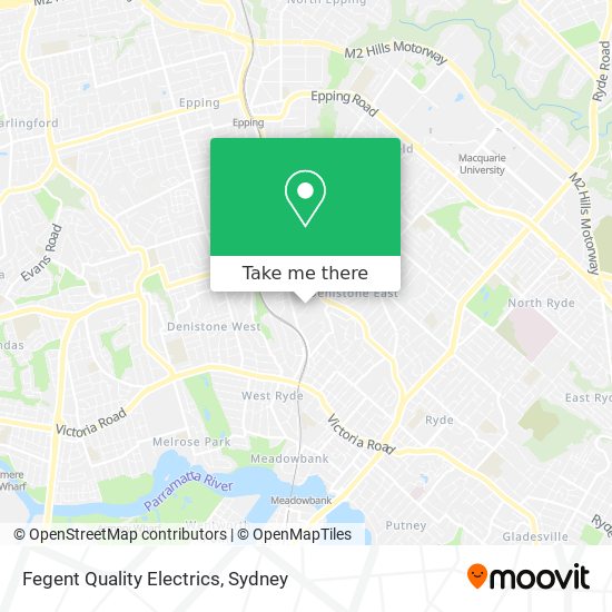 Fegent Quality Electrics map