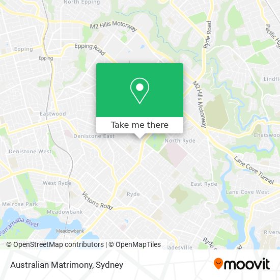 Mapa Australian Matrimony