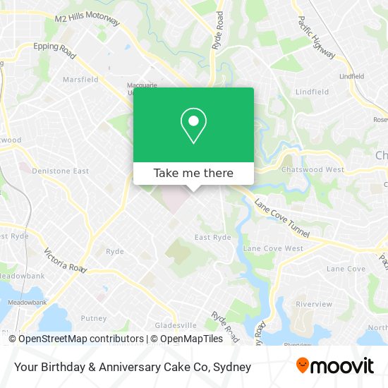 Your Birthday & Anniversary Cake Co map