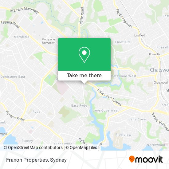 Franon Properties map