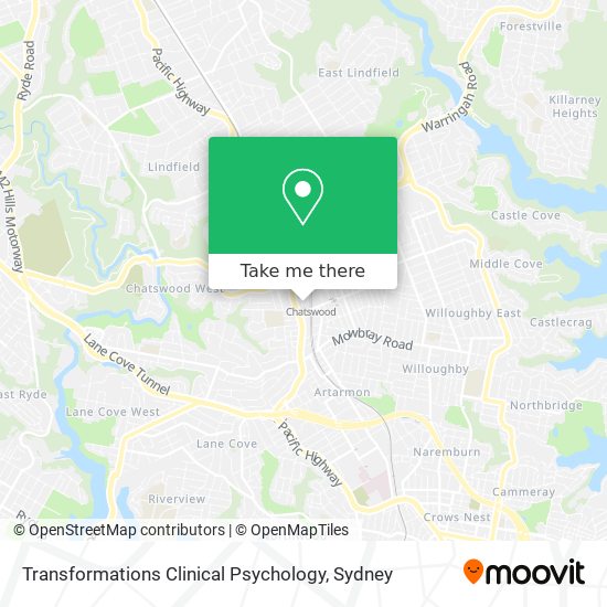 Transformations Clinical Psychology map