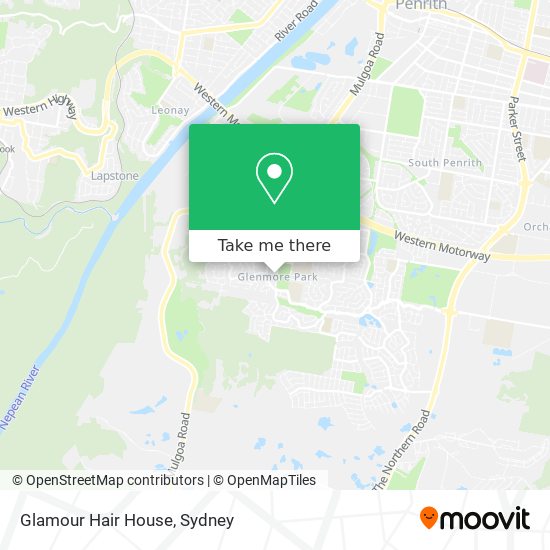 Glamour Hair House map