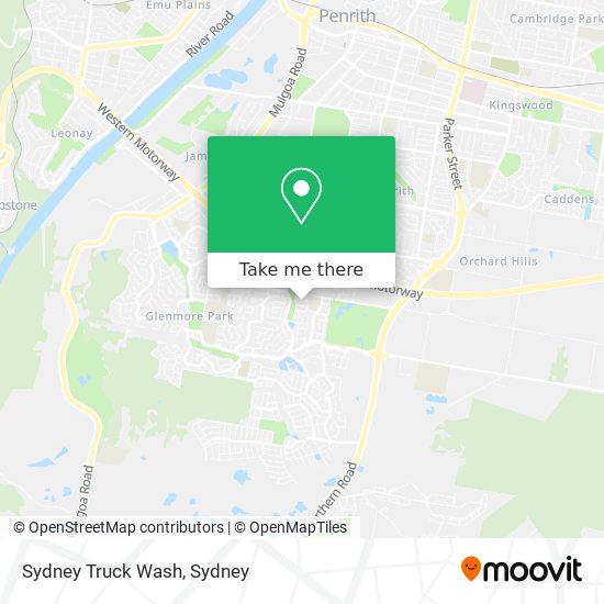 Sydney Truck Wash map