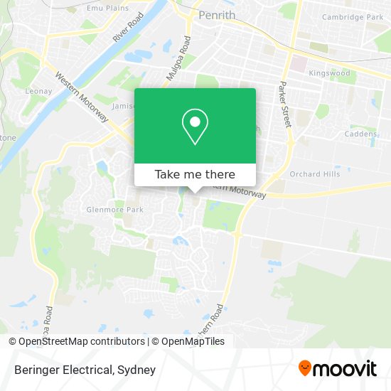 Beringer Electrical map
