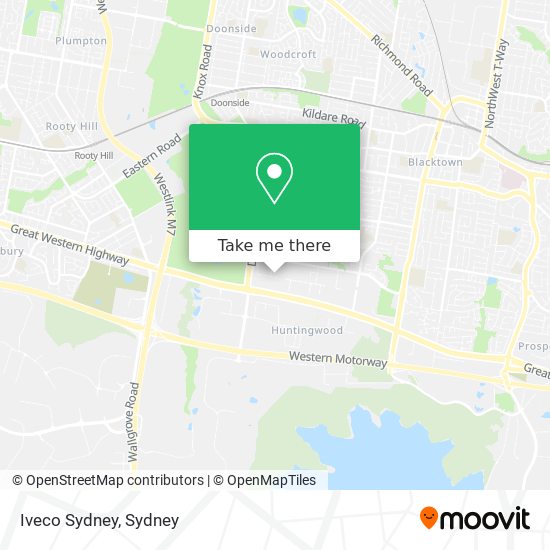 Mapa Iveco Sydney