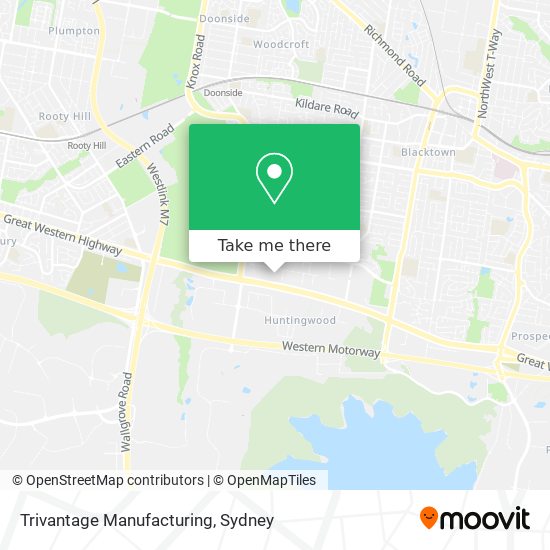 Trivantage Manufacturing map