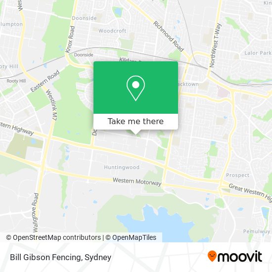 Bill Gibson Fencing map