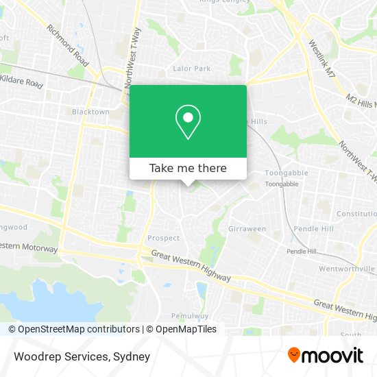 Mapa Woodrep Services