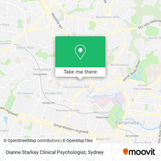 Dianne Starkey Clinical Psychologist map