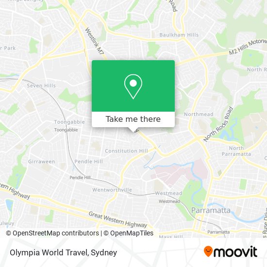 Olympia World Travel map