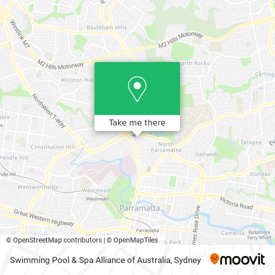 Swimming Pool & Spa Alliance of Australia map