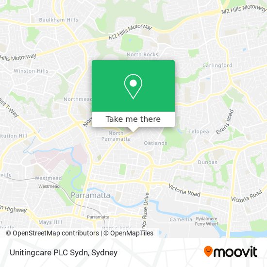 Unitingcare PLC Sydn map