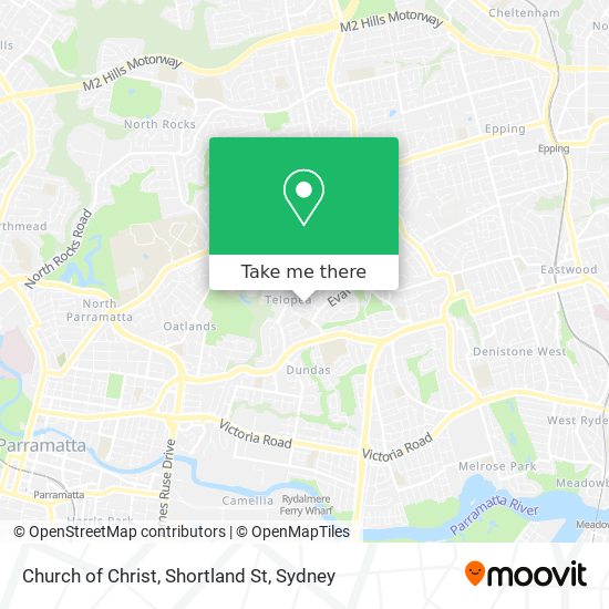 Church of Christ, Shortland St map