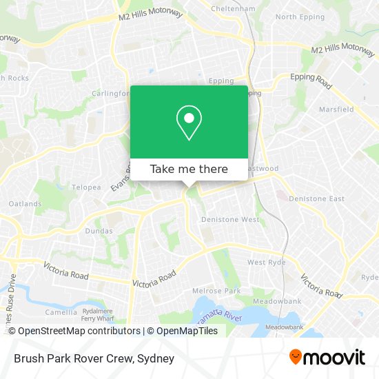 Mapa Brush Park Rover Crew