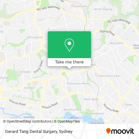 Mapa Gerard Tang Dental Surgery