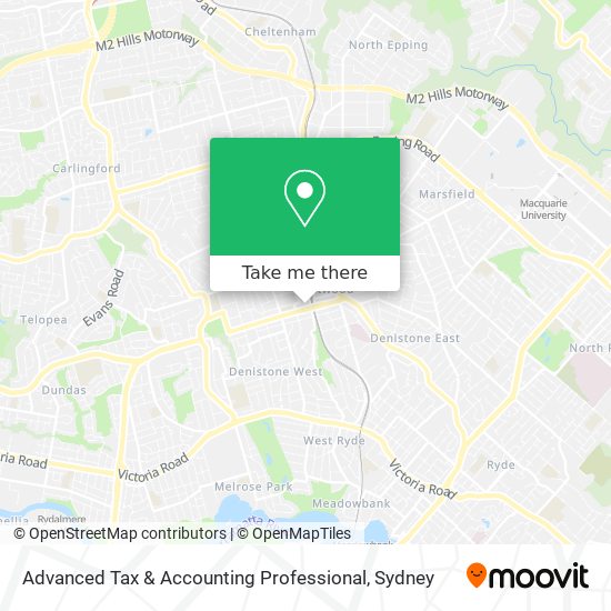 Advanced Tax & Accounting Professional map
