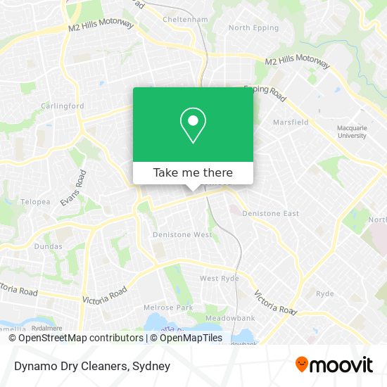 Dynamo Dry Cleaners map
