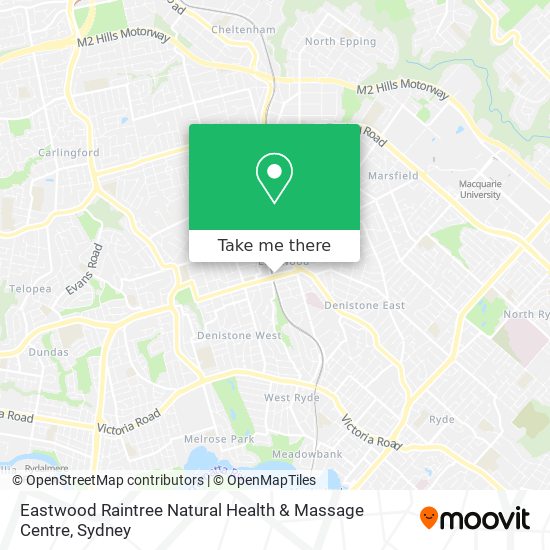 Eastwood Raintree Natural Health & Massage Centre map