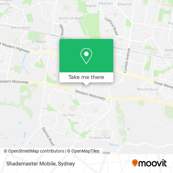 Mapa Shademaster Mobile