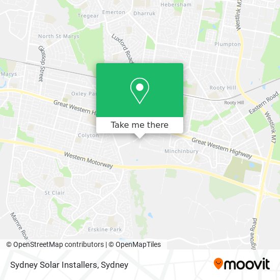 Mapa Sydney Solar Installers