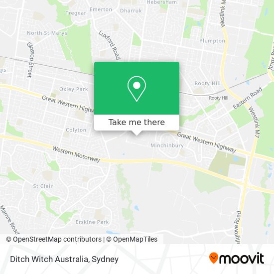 Ditch Witch Australia map