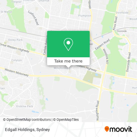 Edgall Holdings map