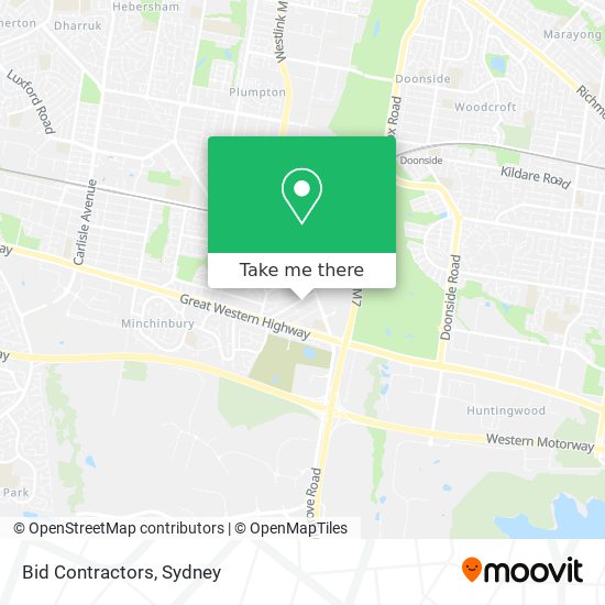 Bid Contractors map