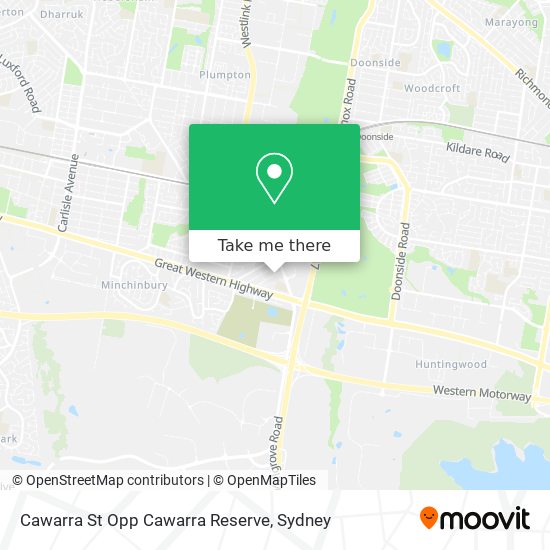 Mapa Cawarra St Opp Cawarra Reserve