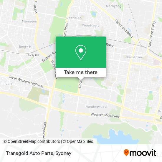 Transgold Auto Parts map