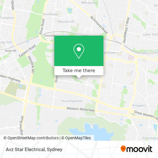 Avz Star Electrical map