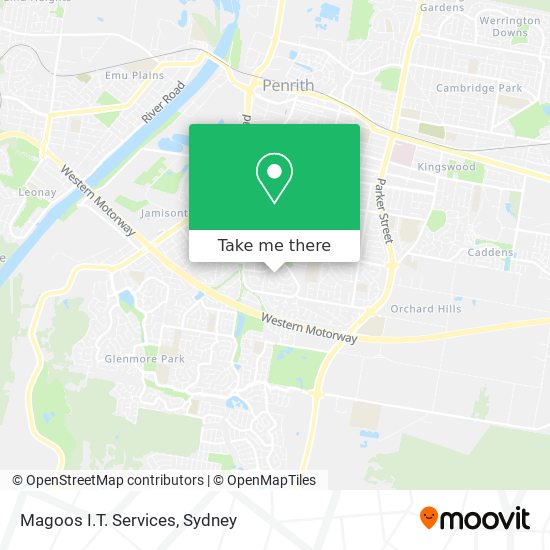 Magoos I.T. Services map