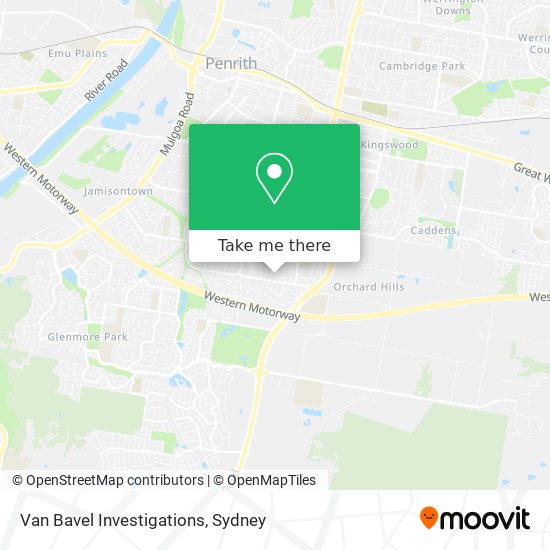 Mapa Van Bavel Investigations