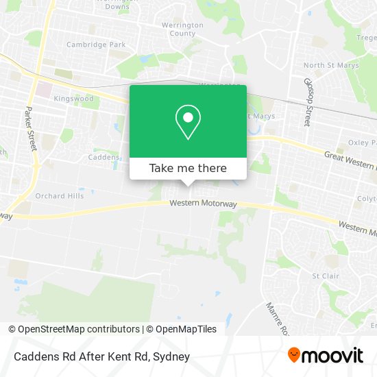Caddens Rd After Kent Rd map