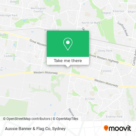 Aussie Banner & Flag Co map
