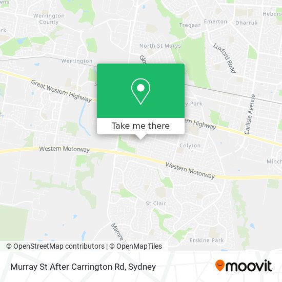 Murray St After Carrington Rd map