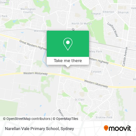 Narellan Vale Primary School map