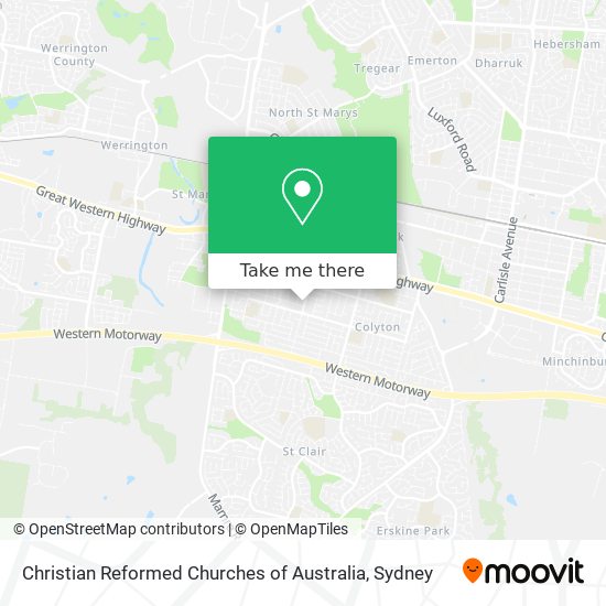 Christian Reformed Churches of Australia map