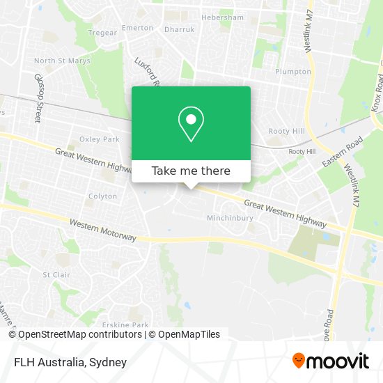 FLH Australia map